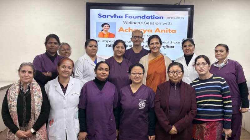 Second Wellness session in AIIMS, Delhi